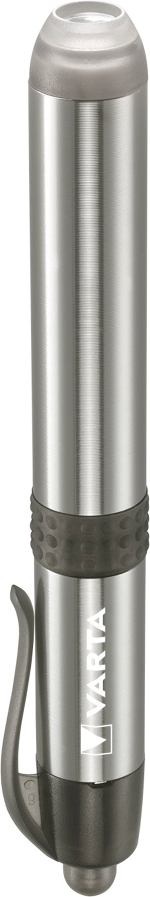Varta PEN LIGHT Srebrny Latarka w długopisie LED