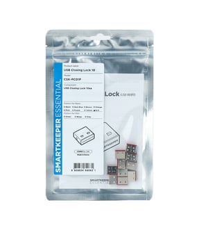 Smartkeeper CSK-PC01P bloker portów Blokada portu USB Typu-A Czerwony, Stal nierdzewna Plastik 10 szt.