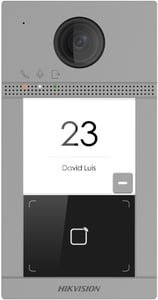 Hikvision DS-KV8113-WME1(C) 2-MP-Video-Türsprechanlage, Schwarz, Grau