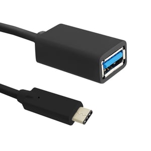 Qoltec 50421 kabel USB USB 3.2 Gen 1 (3.1 Gen 1) 0,25 m USB C USB A Czarny