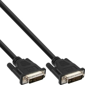 InLine 4043718103607 kabel DVI 3 m DVI-I Czarny