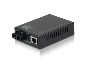 LevelOne FVT-2201 100 Mbit/s 1310 nm Network Converter, Single, Black