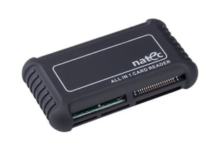 NATEC BEETLE USB 2.0-kortläsare, svart