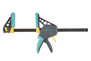 wolfcraft GmbH 3031000 klamra Zacisk stolarski 30 cm Zielony, Szary, Żółty