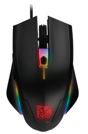 Thermaltake MO-TER-WDOTBK-01 myszka Gaming USB Typu-A 5000 DPI