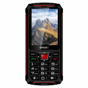 Evolveo StrongPhone SPW4RD cell phone 7.11 cm (2.8") 170 g Black, Red
