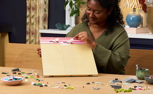 LEGO ART Japoński krajobraz z kwitnącą wiśnią
