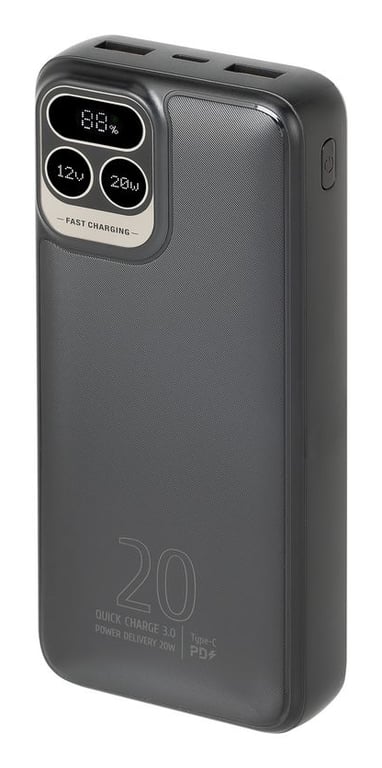 фото Зовнішній акумулятор (павербанк) Rivacase Rivapower VA2521 20000mAh Grey