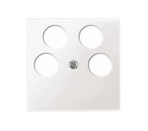Merten 296519 ram för uttag och strömbrytare, vit