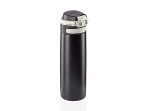 Leifheit 03271 Reisebecher 600 ml Schwarz Edelstahl