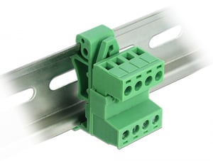 DeLOCK 66079 blok zaciskowy 4-pin Zielony
