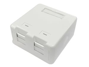Lanview LVN127767 Steckdose 2 x RJ-45 Weiß