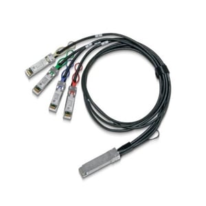 Nvidia 980-9I48B-00C002 InfiniBand / Fiber Optic QSFP28 Cable, 4xSFP28, Black
