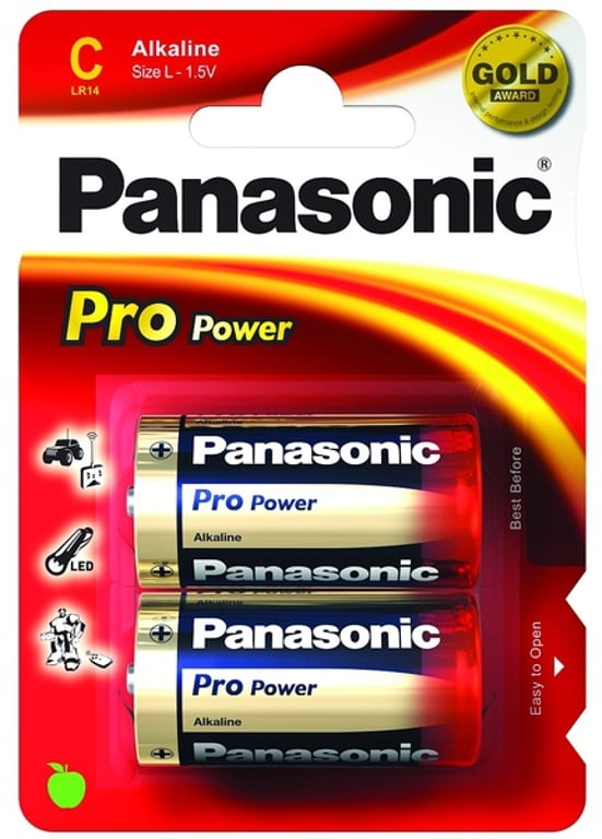 Panasonic 1x2 LR14PPG Jednorazowa bateria Alkaliczny