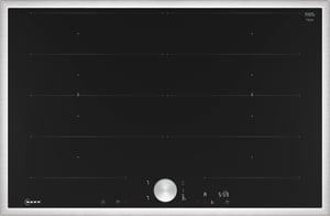 Neff T68STY4L0 Cooktop Black, Stainless Steel Built-in 80 cm Induction Cooktop with 4 cooking zones