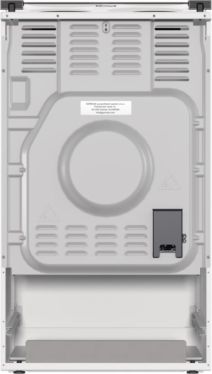 Gorenje GE5A21WH pierkarnik Kuchenka wolnostojąca Prąd elektryczny Płyta uszczelniona Biały