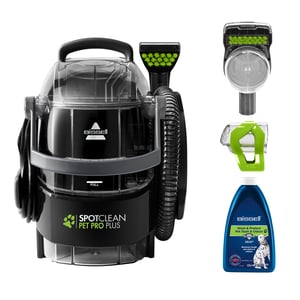 Bissell SpotClean Pet Pro Plus maszyna do czyszczenia dywanów Ręczny Głęboki Czarny, Przezroczysty