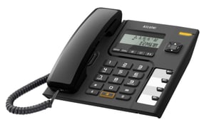 Alcatel T56 Analoges Telefon – Anrufer-Name und -Identifikation – Schwarz