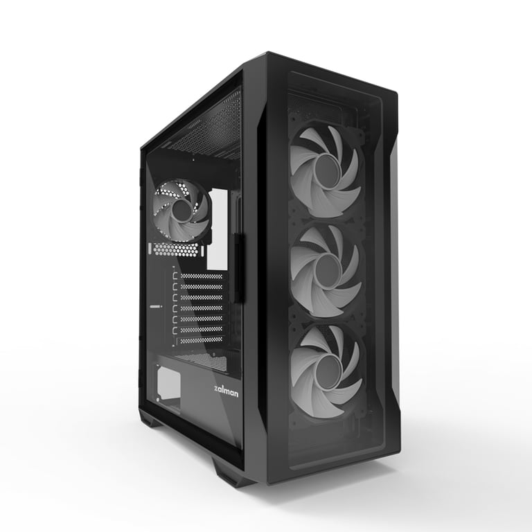 Zalman I3 NEO TG BLACK zabezpieczenia & uchwyty komputerów Midi Tower Czarny