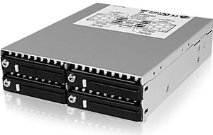 ICY BOX IB-2222SSK 13.3 cm (5.25") Storage Drive Tray, Black