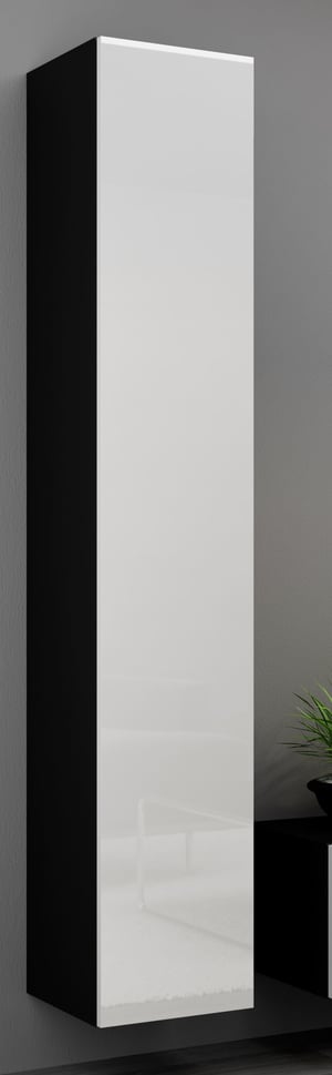 Cama Witryna VIGO pełna'180' 180/40/30 czarny/biały połysk