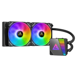 Antec SYMPHONY 240 All-in-One-Flüssigkeitskühler für den Prozessor, 12 cm, schwarz, 1 Stück