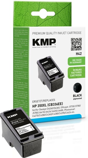 KMP H42 nabój z tuszem 1 szt. Czarny