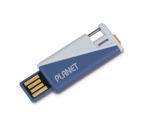 PLANET PUF-driven FIDO2-säkerhetsnyckel för Zero Trust-åtkomstsystem Blå