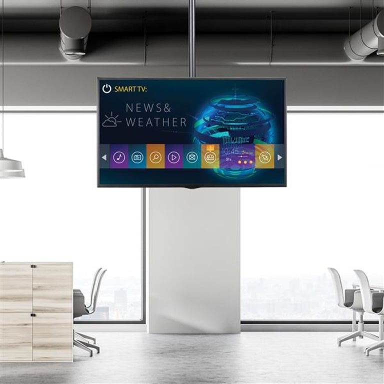 StarTech FPCEILPTBLP uchwyt do tablic informacyjnych 190,5 cm (75") Czarny