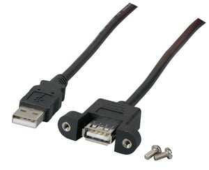EFB Elektronik K5291SW.0,5V2 kabel USB USB 2.0 0,5 m USB A 0,48 Gbit/s Czarny