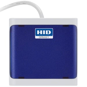 HID Identity OMNIKEY 5022 Smart Card Reader, Internal USB 2.0, Blue