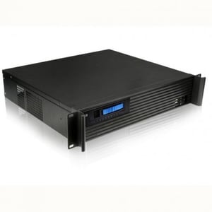 Techly 101980 Industriellt chassi 19-tums rack/ultrakompakt 2U-rack för skrivbord (2U)