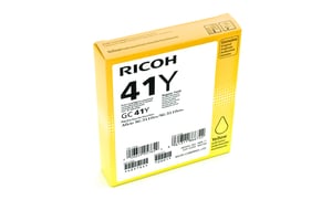 Ricoh 405764 Tintenpatrone, 1 Stück. Original. Standard-Ergiebigkeit. Gelb
