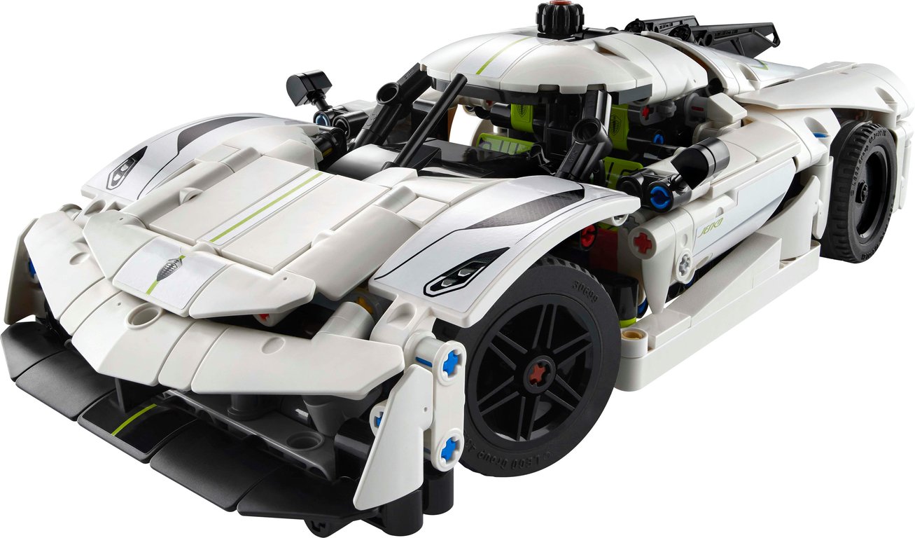 фото Авто-конструктор LEGO Technic Koenigsegg Jesko Absolut White Гіперкар (42184)