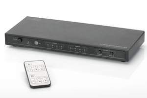 Digitus 4K-HDMI-Matrix-Umschalter (4x2) mit Audio-Extractor