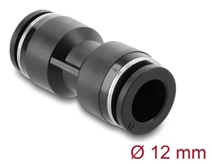 DeLOCK 60742 Pneumatikanschluss/Kupplung, schwarz, Metall, Kunststoff, Innengewinde, 1 Stück.