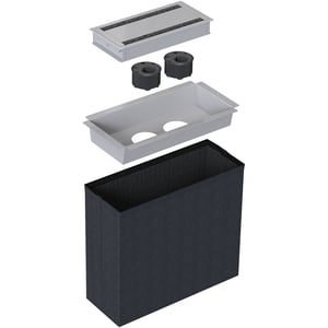 Kondator 935-K210 Outlet, Black, Silver