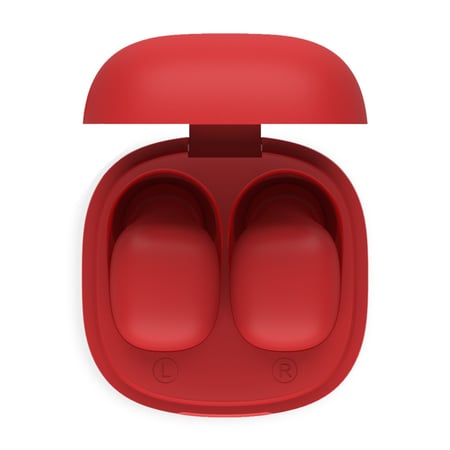 Niceboy HIVE Smarties Zestaw słuchawkowy Bezprzewodowy Douszny Połączenia/muzyka Bluetooth Czerwony