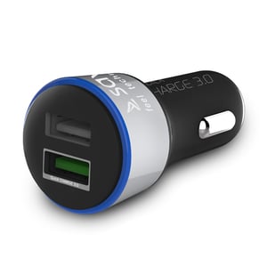 Savio SA-06/B Portable Device Charger for Smartphones, Black, External Cigarette Lighter