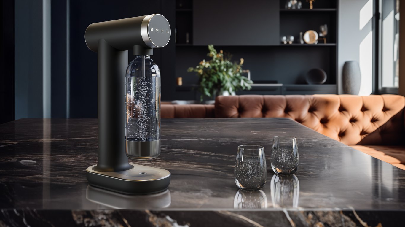 Smeg SKC01BLM saturator Plastik Czarny