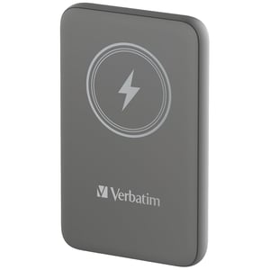 Verbatim Charge 'n' Go Lithium-Polymer (LiPo) 10,000 mAh Wireless Charging Gray