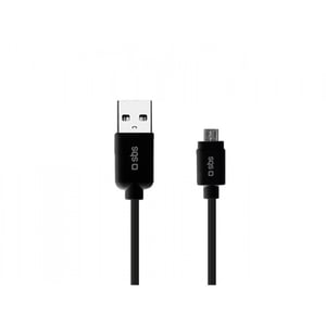 SBS 1 m USB 2.0/Micro-USB-Kabel USB A – Micro-USB A, schwarz