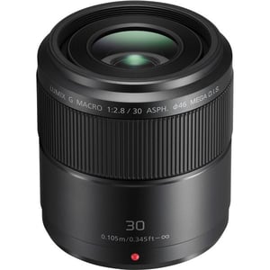 Panasonic Lumix G Macro 30 mm / F2,8 ASPH. / MEGA O.I.S. SLR-Makroobjektiv, schwarz