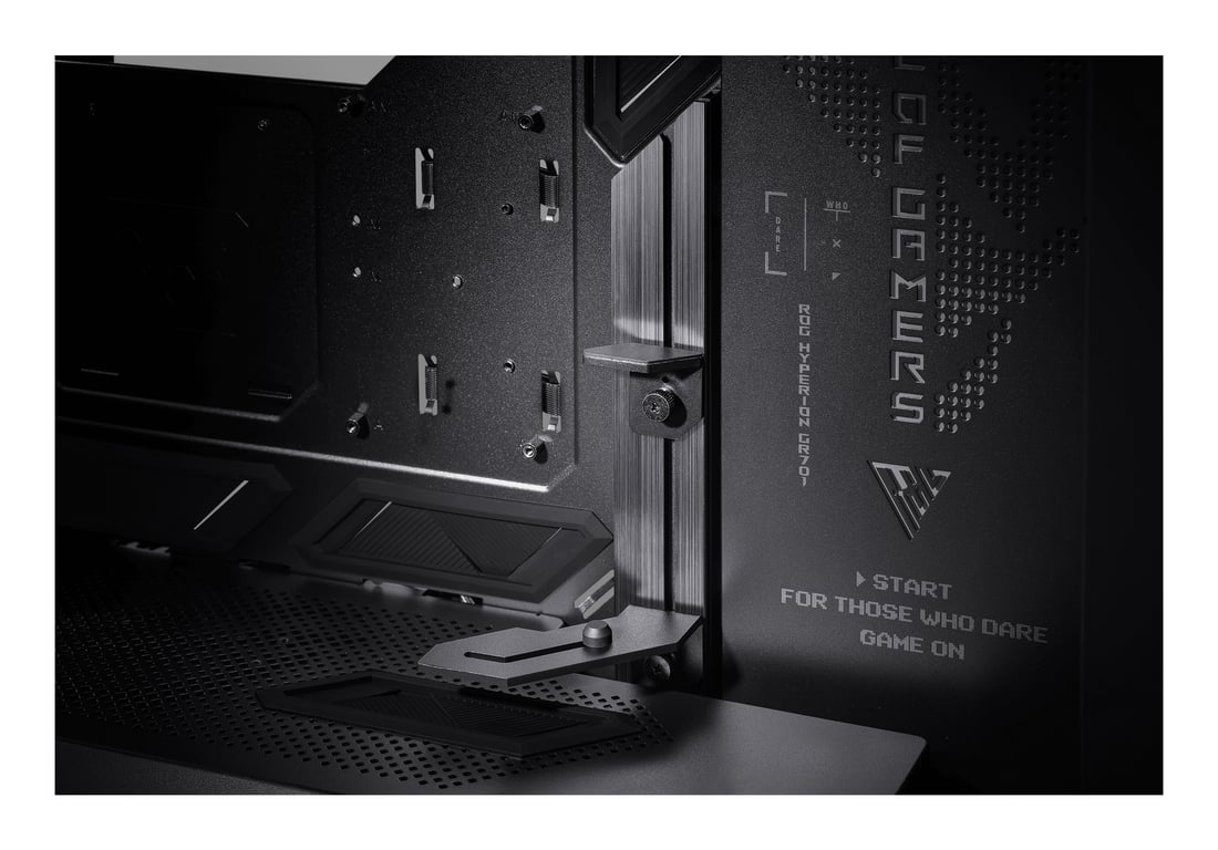 ASUS ROG Hyperion GR701 BTF Edition Tower Czarny, Przezroczysty