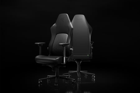 Razer Iskur V2 NewGen Fotel gamingowy Obite siedzisko Czarny