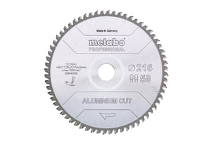 Metabo 628447000 circular saw blade, 25.4 cm, 1 pc.