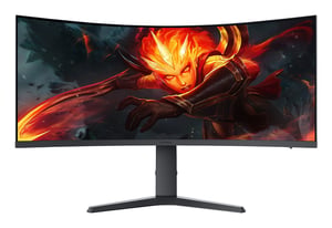 Koorui G3441VC monitor komputerowy 86,4 cm (34") 3440 x 1440 px UltraWide Quad HD Czarny
