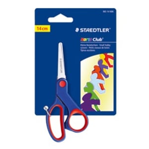 Staedtler Noris Club 965 Pattern-Cutting Scissors Blue, Red