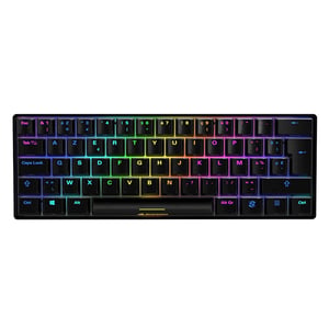 Sharkoon SGK50 S4 USB-gamingtangentbord AZERTY fransk svart