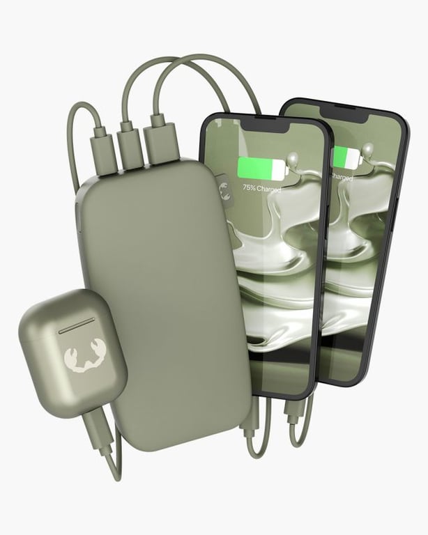 фото Зовнішній акумулятор (павербанк) Fresh n Rebel Powerbank 20W 18000 mAh Green (2PB18100DG)